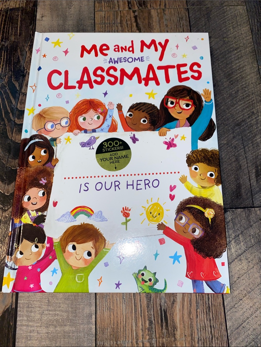 New Me and My Awesome Classmates Kids Book - Bright White & Red Cover